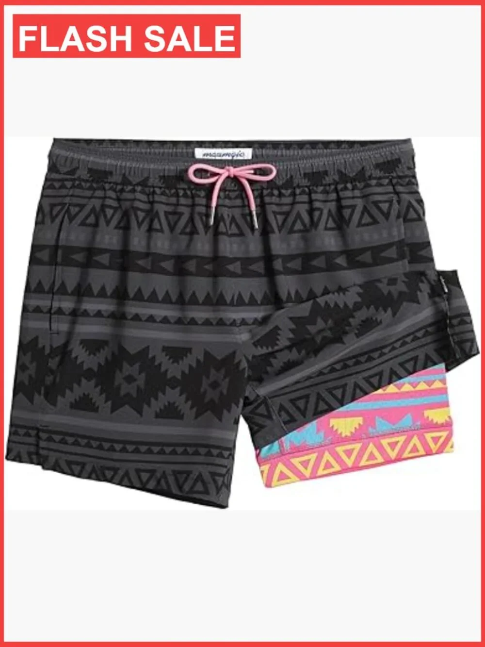 5 Inch Stretch Swim Trunks with Compression Liner Quick Dry Beach Shorts